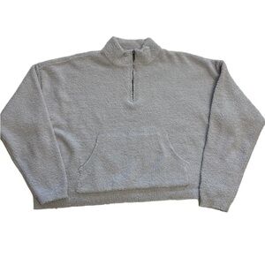 Nordstrom RDI 1/4 Zip Fuzzy Pullover